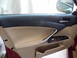 2006 Lexus IS250 Burgundy 2.5L AT #Z24715